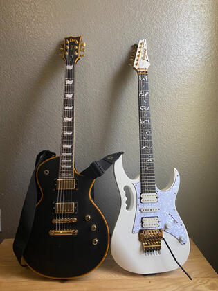 my two beautiful guitars
